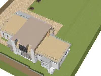 The Hillside Executive Bachelor Pad 3D model