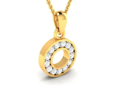 Solitaire Women Pendants  3D print model