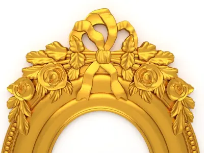 Frame mirror 3D model 07 3D print model