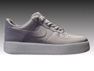 NIKE AIR FORCE 1 LOW SHOES PBR Low-poly 3D model