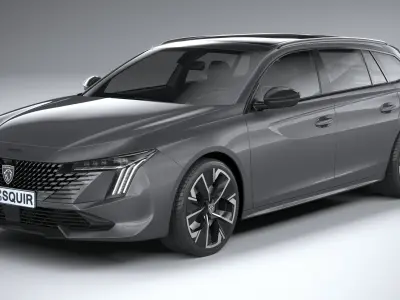 Peugeot 508 SW 2023 3D model