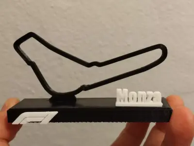F1 Circuit Monza 3D print model