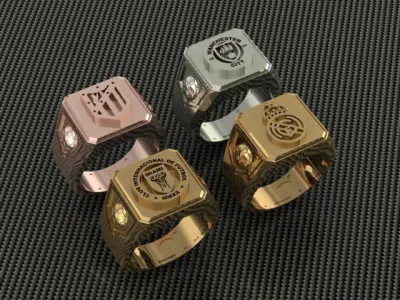 Soccer Ring 3D print model