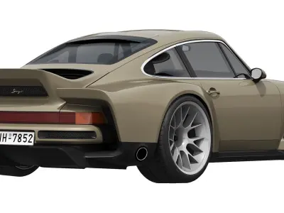 Singer 911 DLS Turbo Road 3D model