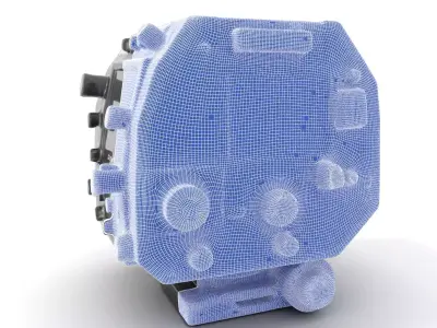 Advanced Control Panel model pack Low-poly 3D model