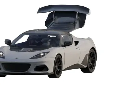 Lotus Evora with interior  3D model