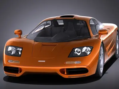 McLaren F1 1994-1998 VRAY 3D model