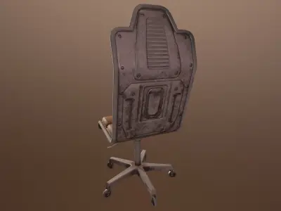 Sci Fi Chair - PBR Game Ready 3D model Low-poly 3D model