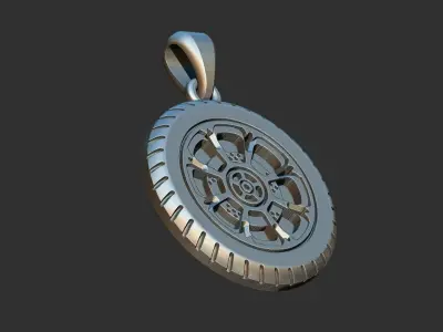 Wheel Pendant 3D print model
