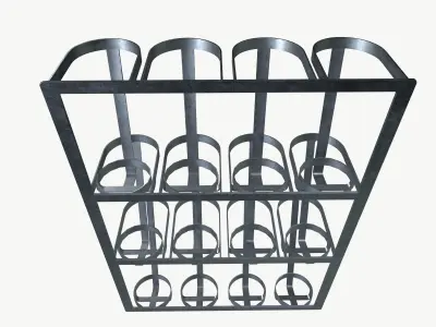 Wine Rack 3D model
