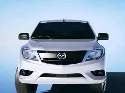 Mazda BT50 2016 Low-poly 3D model