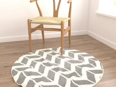 Rugs No 586 Low-poly 3D model