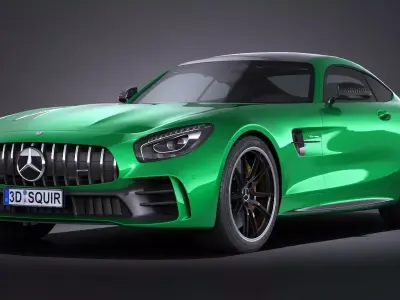 Mercedes AMG GT R 2017 3D model
