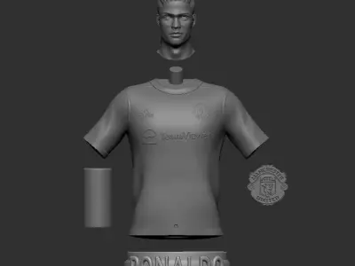 Ronaldo 3D Printable  3D print model