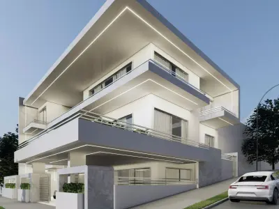 Modern House 3D model 11