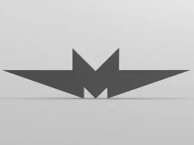 mmz logo 3D model