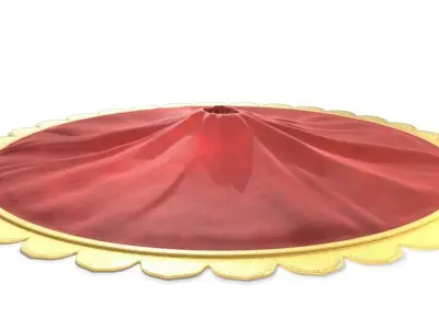 Christmas decorations Christmas Tree Skirt Low-poly 3D model