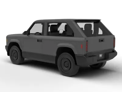 Slate Truck Fastback SUV 2027 3d model 3D model