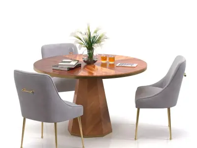 Dining set 04 3D model