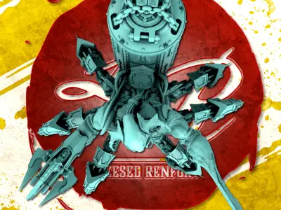 Demon Drider Mech  3D print model