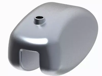 Classic Bike Fuel Tank 3D print model