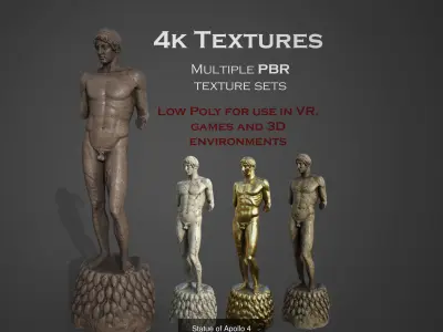 Apollo statues models collection