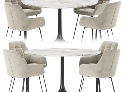 Dining set 24 3D model