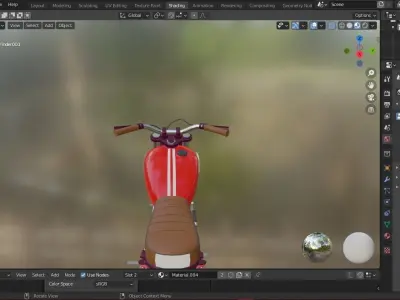 Yawa Bike Low Poly Bike Low-poly 3D model
