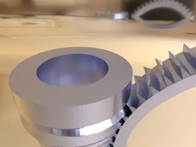 wormgear drive 60 to 01 3D print model