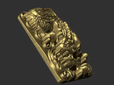 dragon pendant 3D print model order