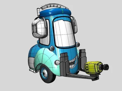 Guido Cars Forklift 3D print model