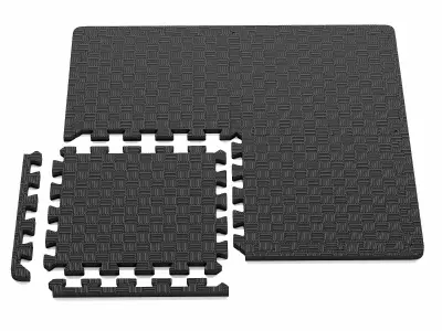 Puzzle mats Low-poly 3D model