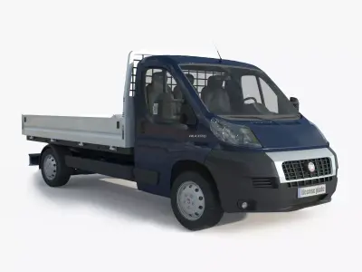 Fiat Ducato  Open Laadbak Euro 4 3D model