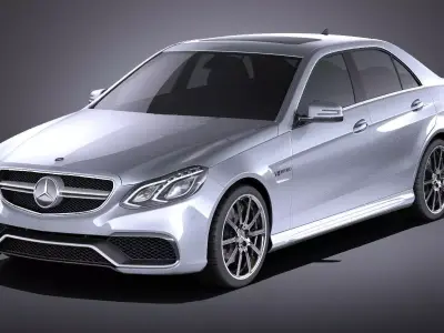 Mercedes-Benz E63 AMG Sedan 2015 VRAY 3D model
