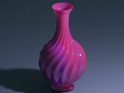  Porcelain vase Free 3D model