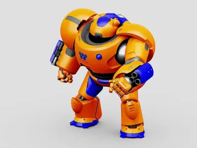 BATTLE DROID FELIX Rigged for Unreal Engine - Unity - MIXAMO  3D model