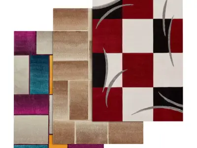 Rug Set 838 3D model
