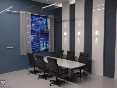 office model high resolution 3D model