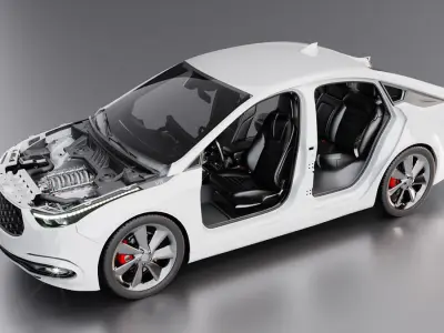 Dosch 3D - Car Details - Sportback 3D model