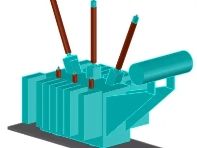 Power Transformer 3D print model