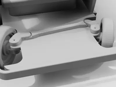 Stylized Toy Delivery Van Free 3D print model