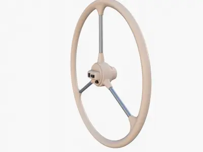 Microcar Steering Wheel 3D model