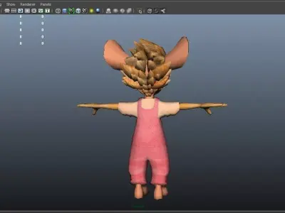 Chilly Character Free low-poly 3D model