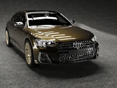 audi-a8l-2022 3D model