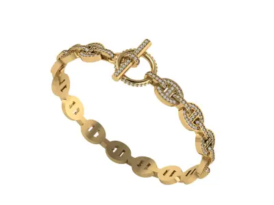 hermes bracelet 3D print model