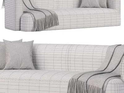 Cernobbio Sofa by Meroniecolzani 3D model
