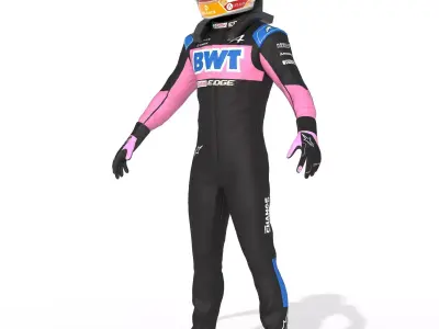 F1 Alpine Suit 2023 3D model