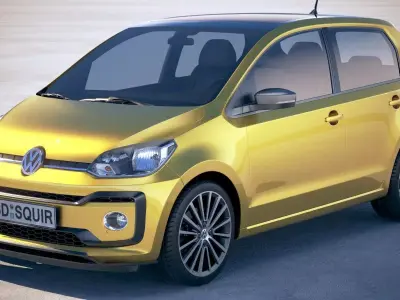 Volkswagen UP 5-door  2018 3D model