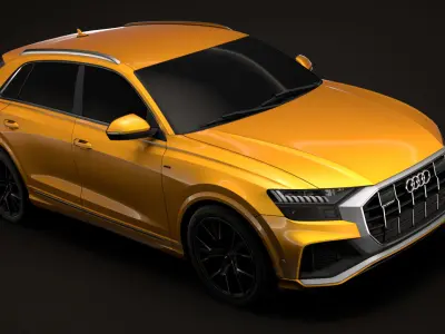 Audi Q8 50 TDI quattro S line Vorsprung Edition 2020 3D model