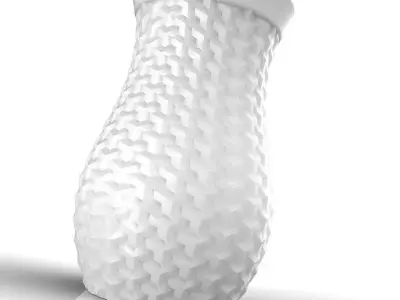 3D Cubic Vase Free 3D model